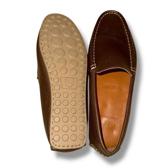 New Allen Edmonds Turner Venetian Loafer in Pebbled Brown Leather Sz 8 - Picture 10 of 10